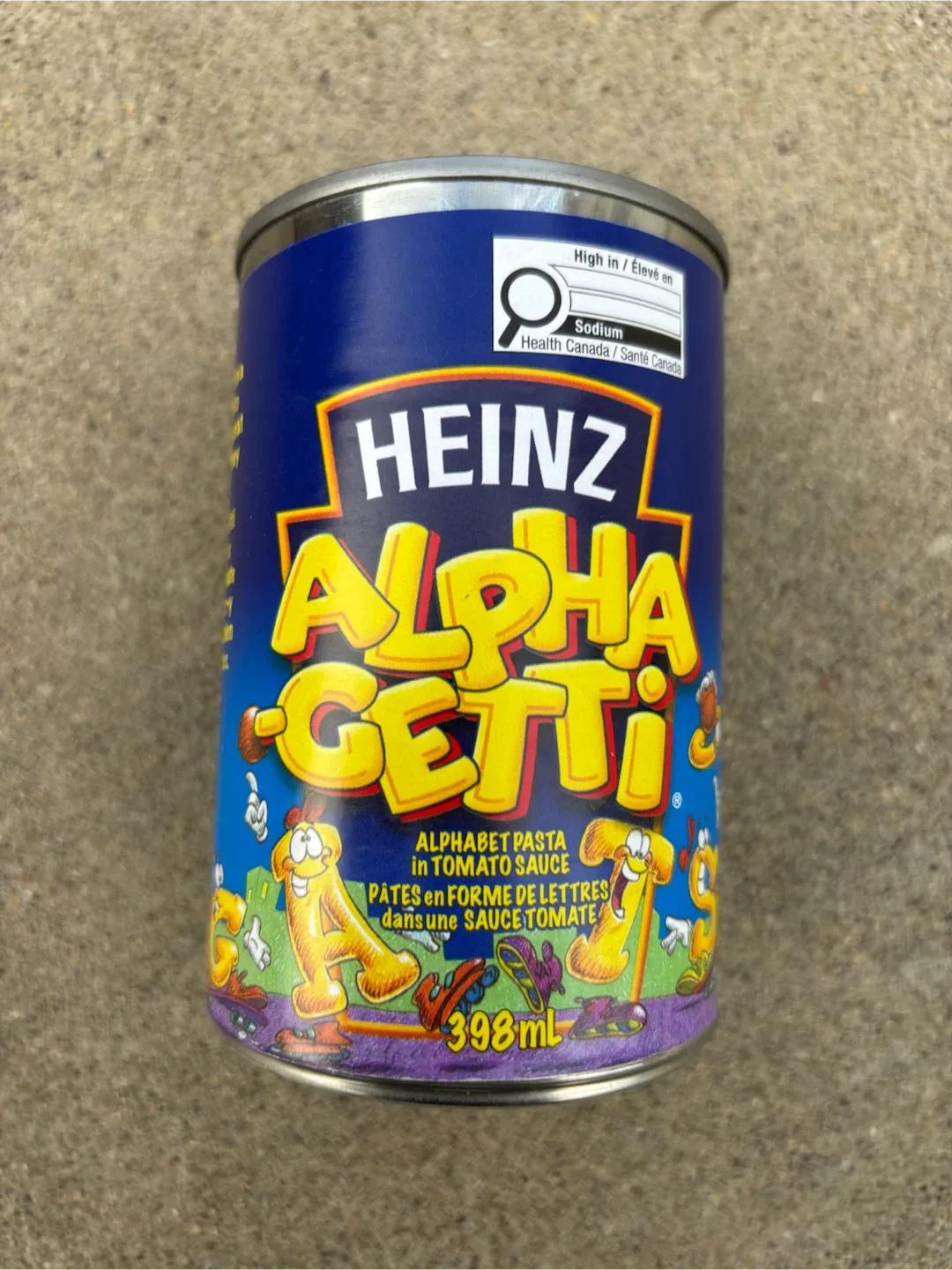 Heinz Alpha-Getti Alphabet Pasta in Tomato Sauce - 398ml