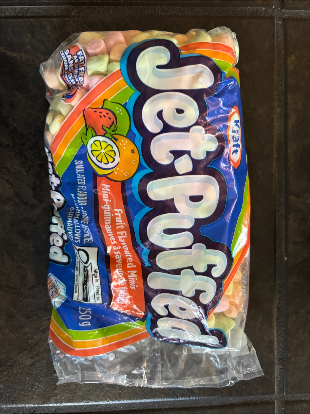 Kraft Jet-Puffed Fruit Flavoured Minis Marshmallows