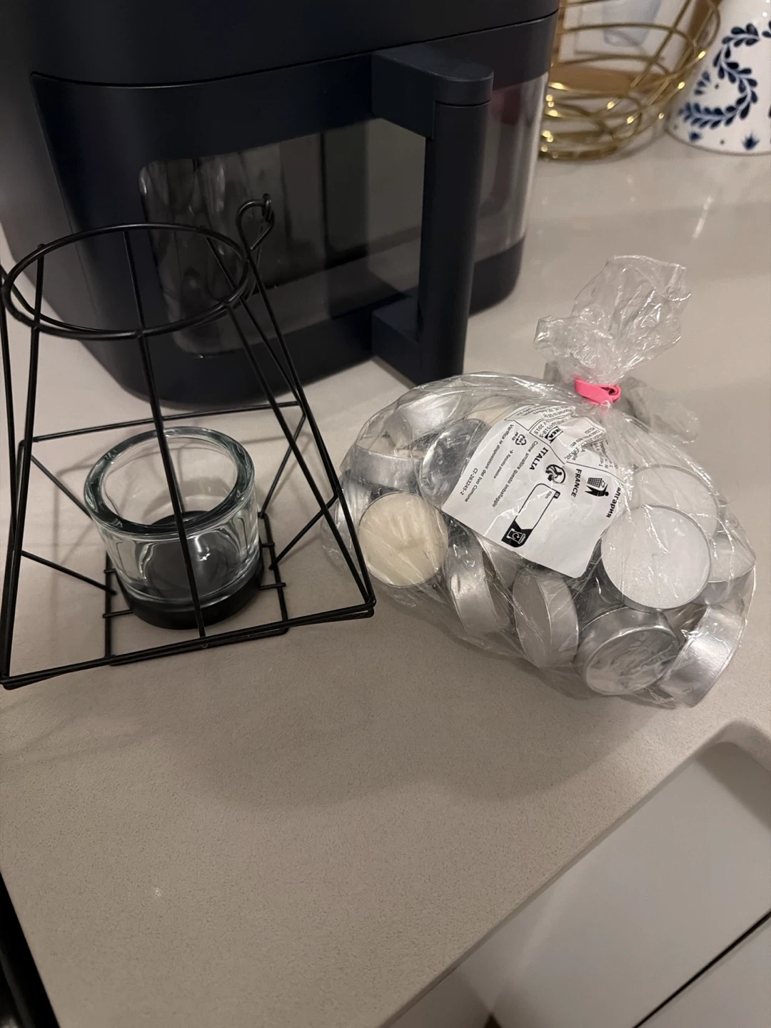 Tea Lights Candles with Candle Holder