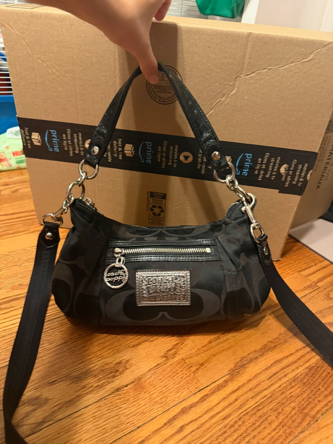 coach poppy 2000s signature small bag