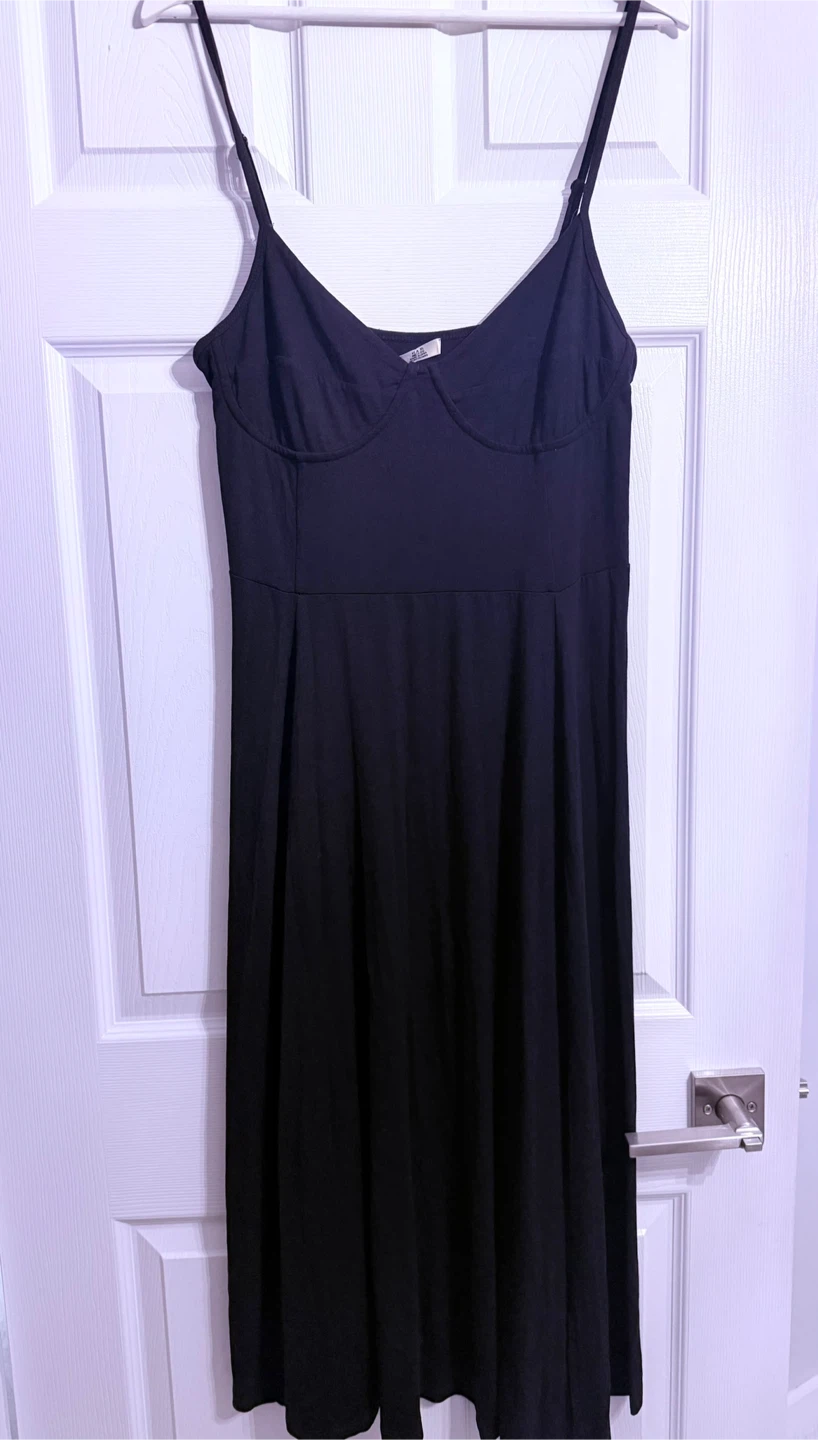 Dex Black Spaghetti Strap Dress XL
