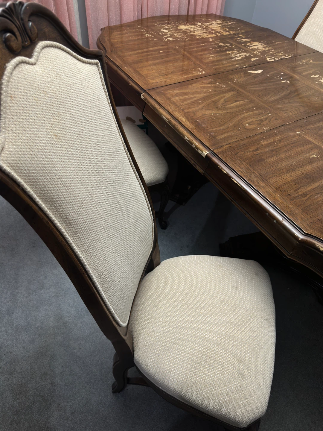Wooden Dining Table and Chairs - photo 3