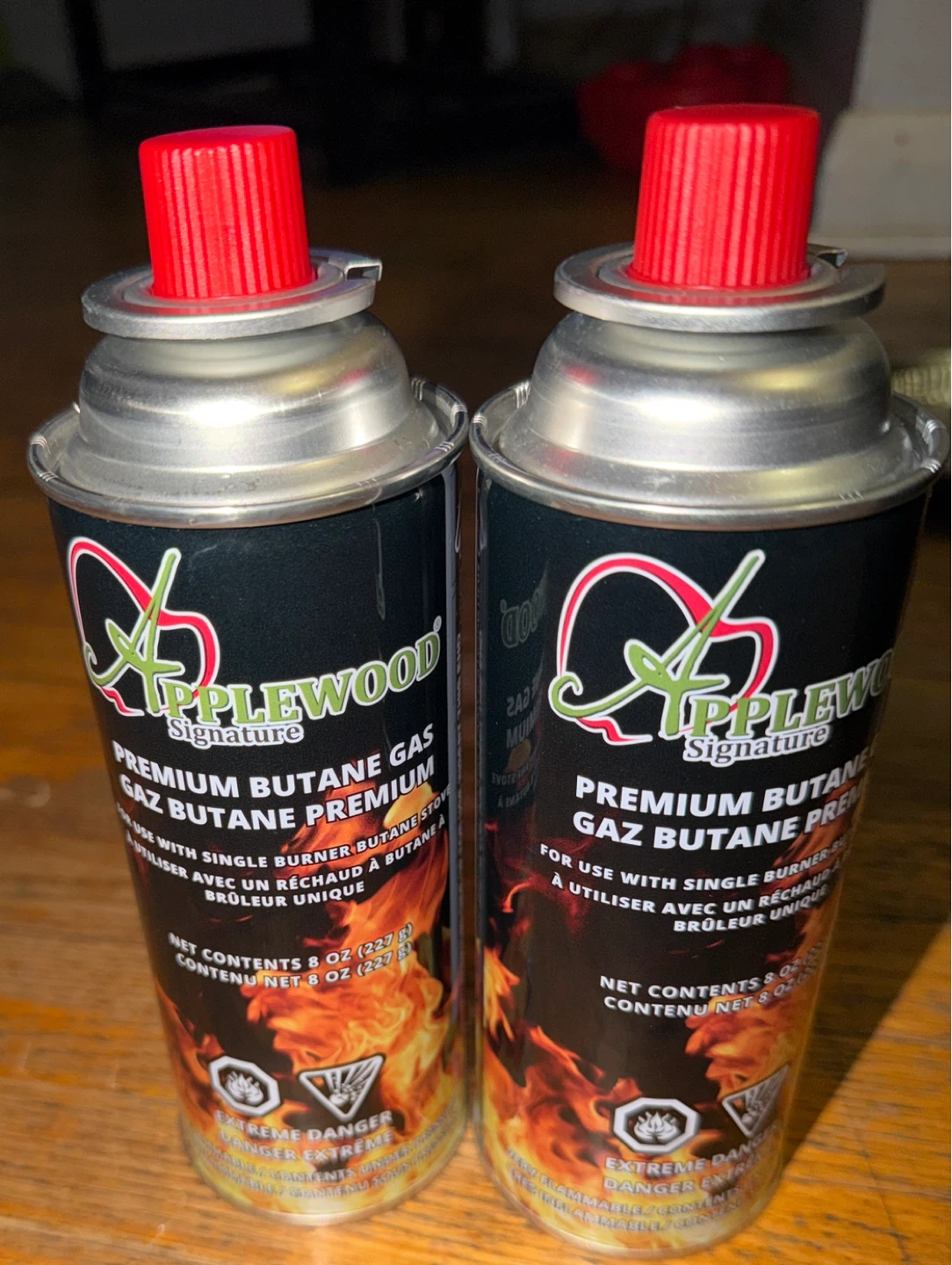Applewood Signature Premium Butane Gas (2 x 8 oz cans)