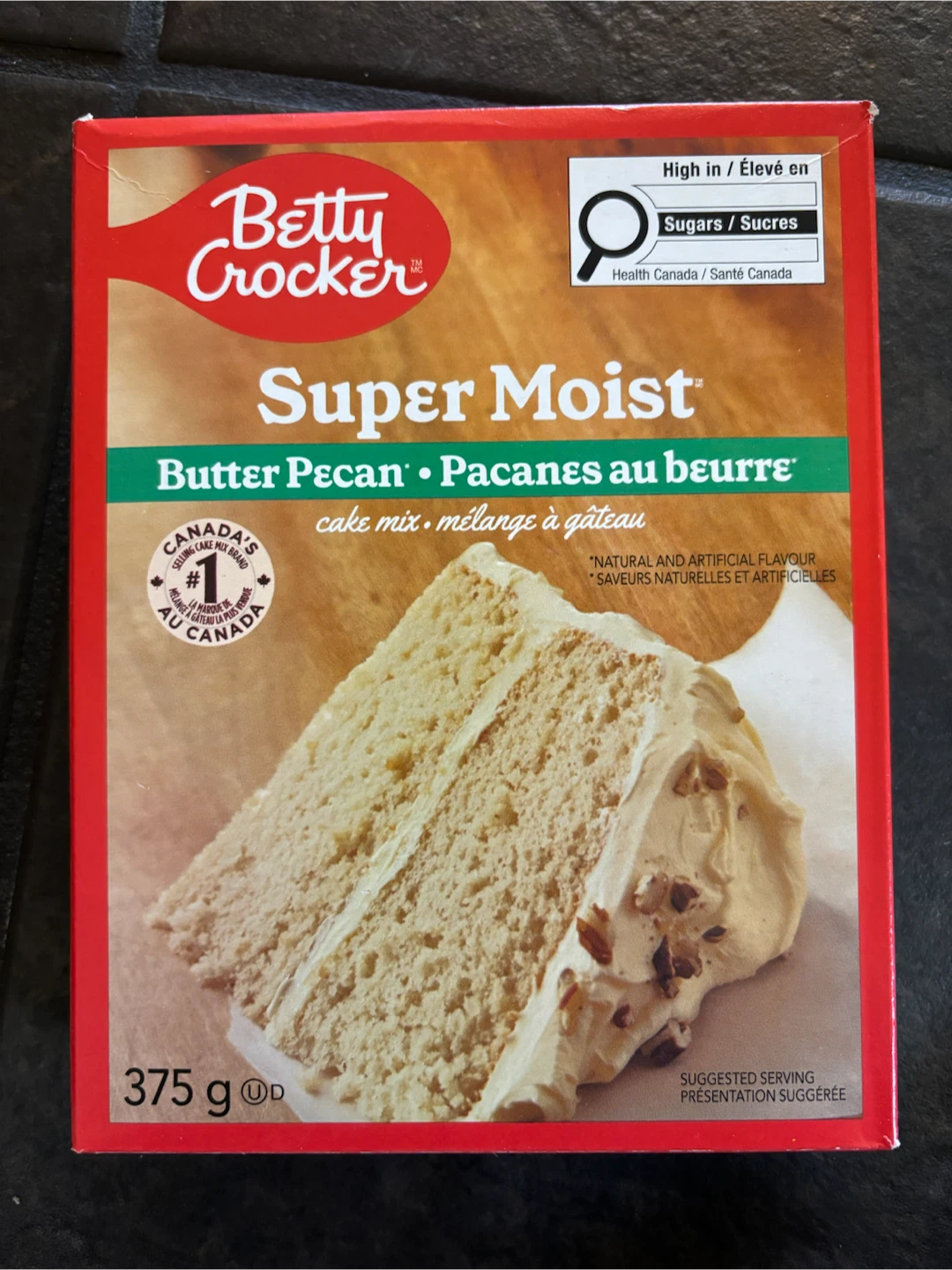 Betty Crocker Super Moist Butter Pecan Cake Mix