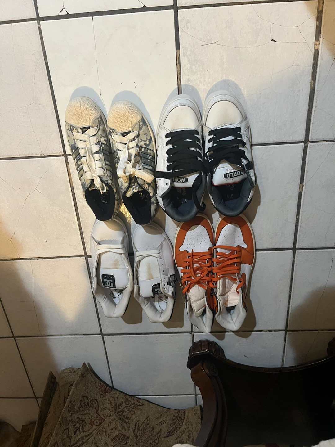 Assorted Men's Sneakers - Nike, Adidas, DC Shoes