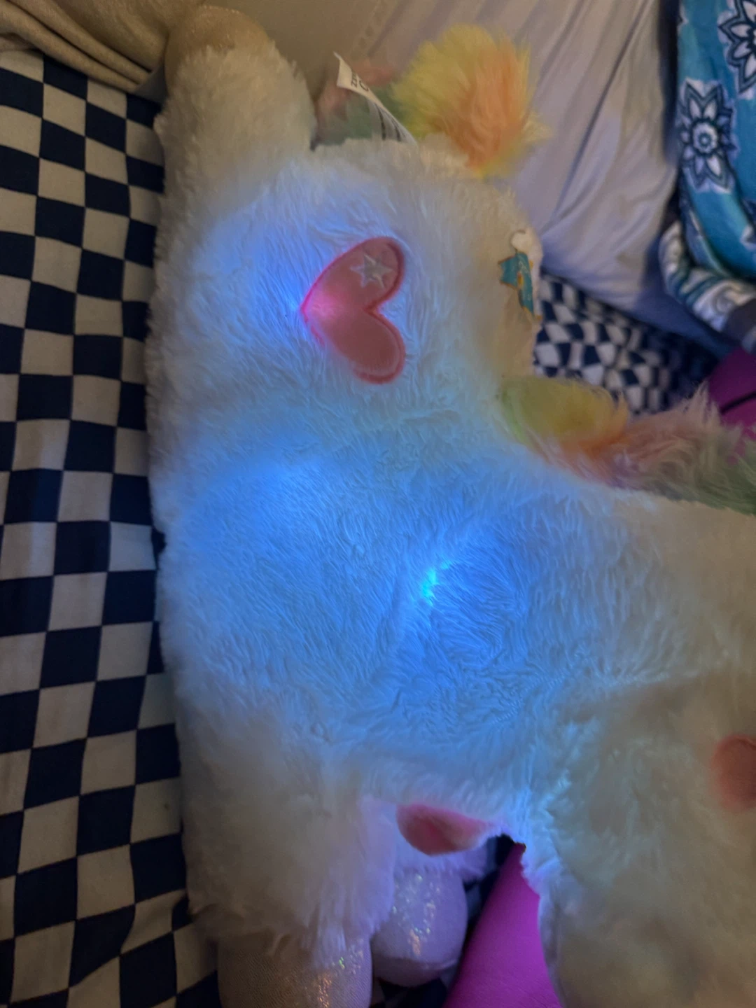 Glow Brights Light-Up Plush Unicorn