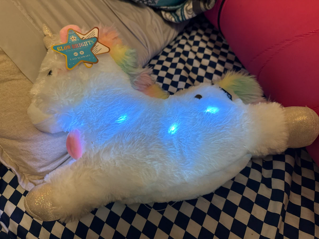 Glow Brights Light-Up Plush Unicorn - photo 3