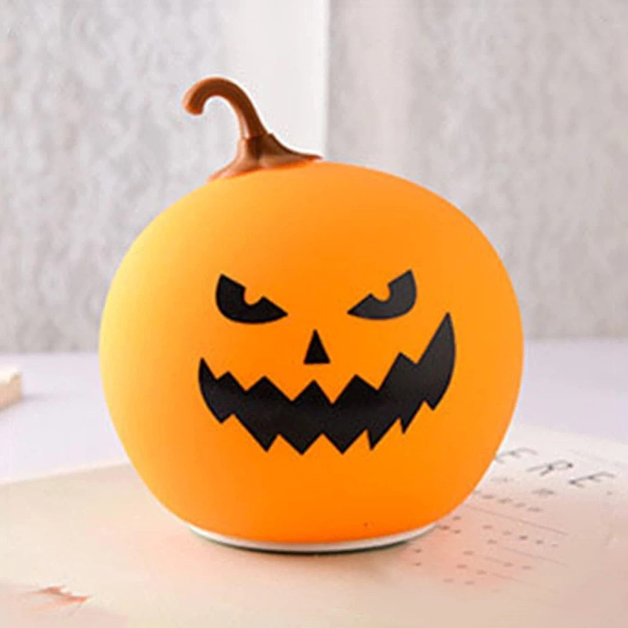 Halloween Pumpkin Night Light - NEW - photo 2