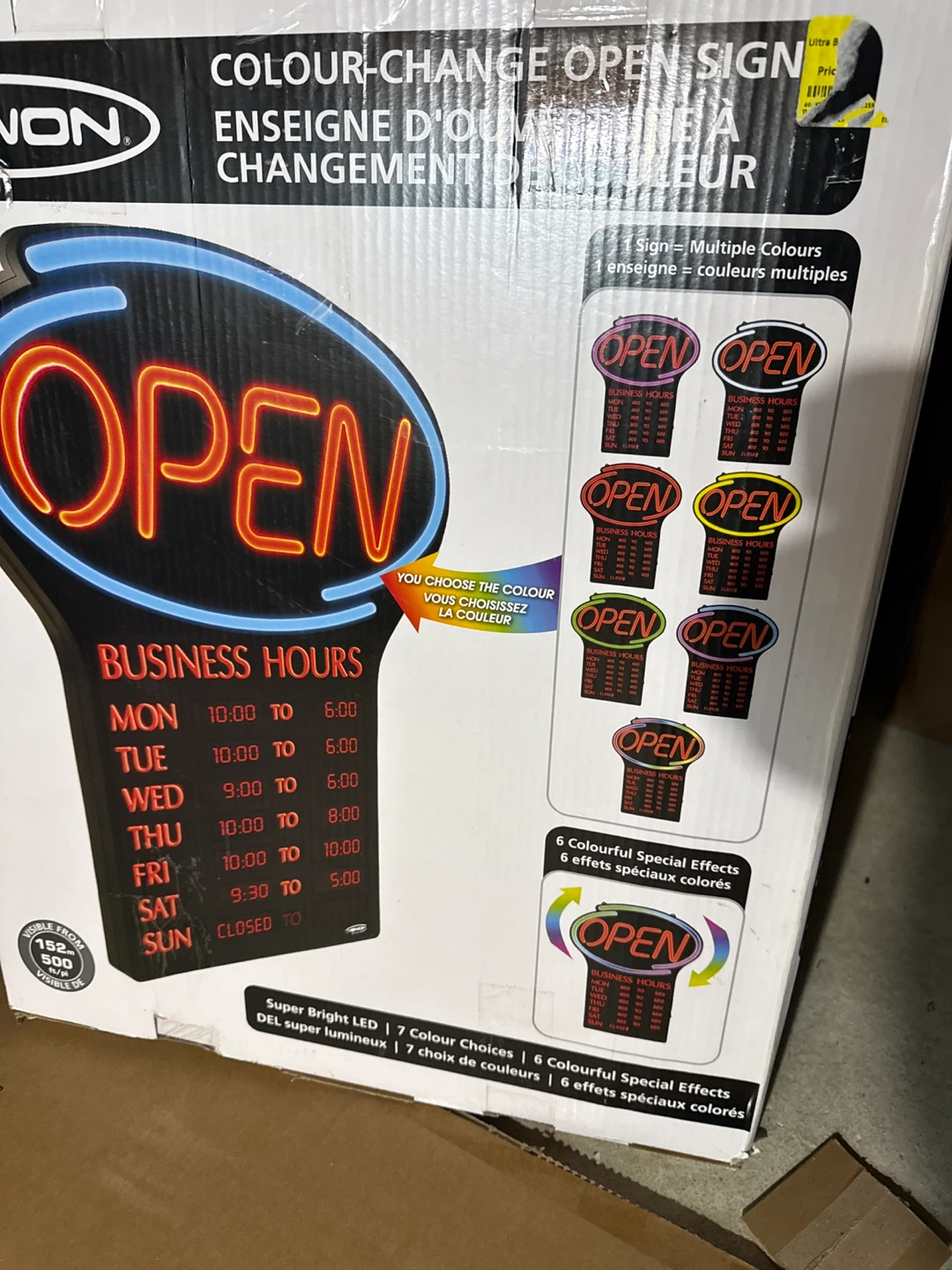 NEWON Colour-Change Open Sign - photo 2