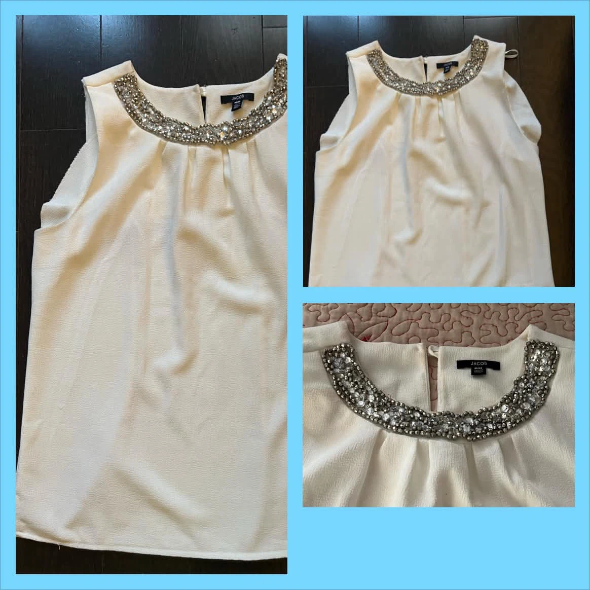 JACOB Embellished Neckline Top - photo 4