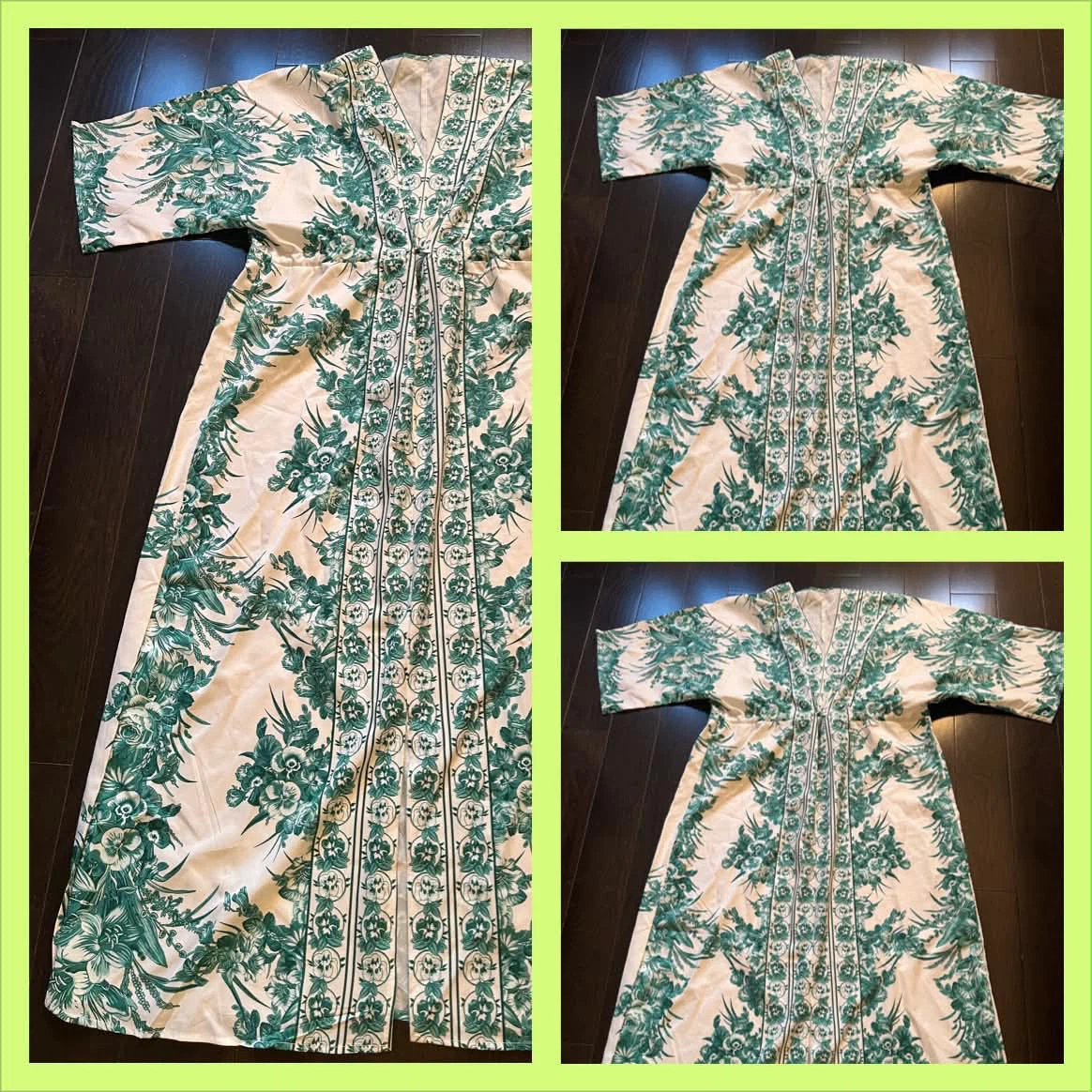 Blush Lace Maxi Dress - Emerald Green - Large - photo 2