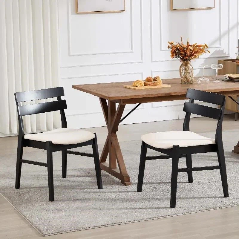 Dining Chair with Cushioned Seat - set of 2