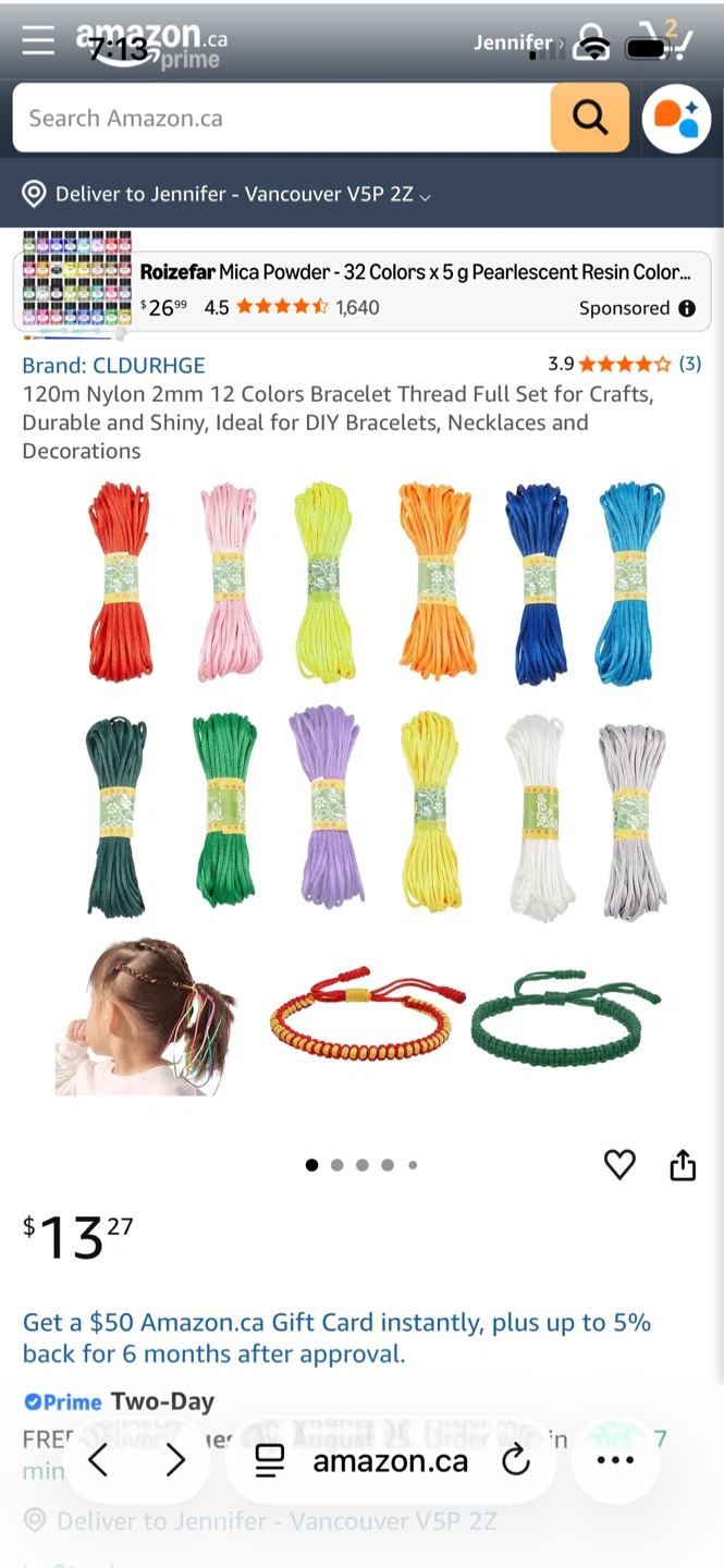Nylon Bracelet Cord - photo 5