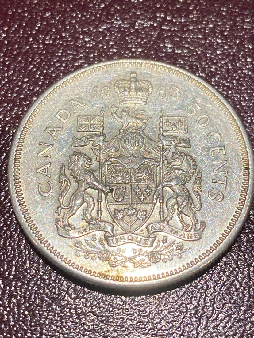 1963 Canada 50 Cents Coin