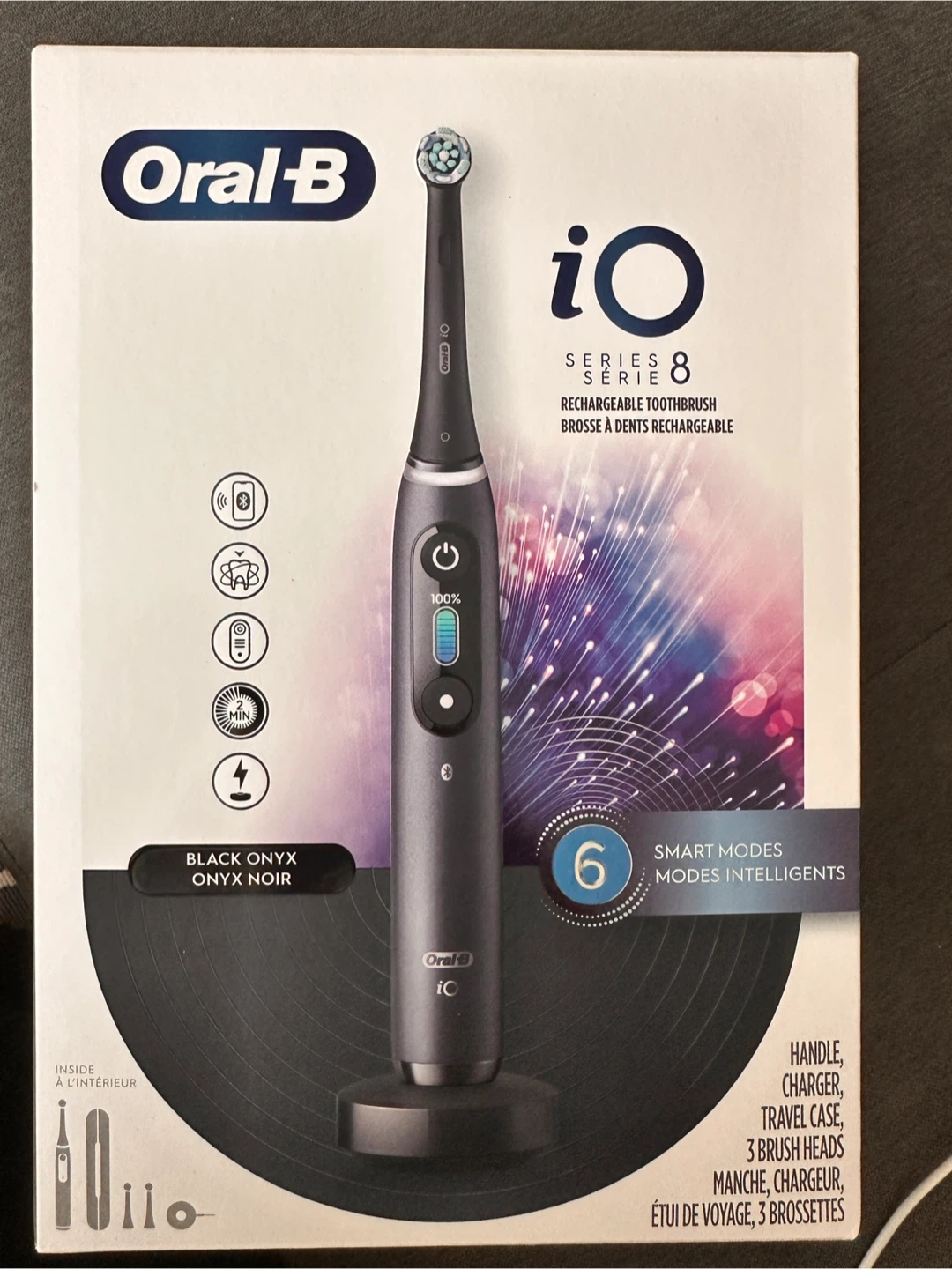 Oral-B iO Series 8 Electric Toothbrush Black Onyx
