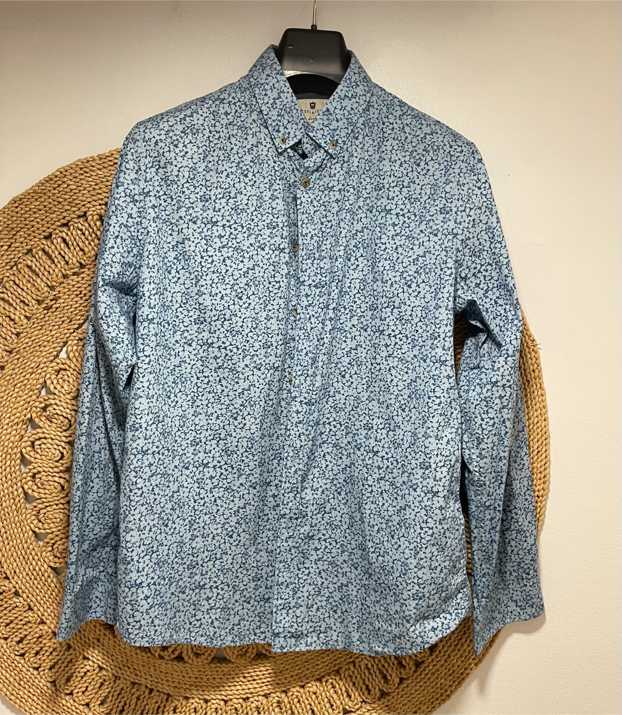 Steel & Jelly London Blue Floral Button-Up Shirt