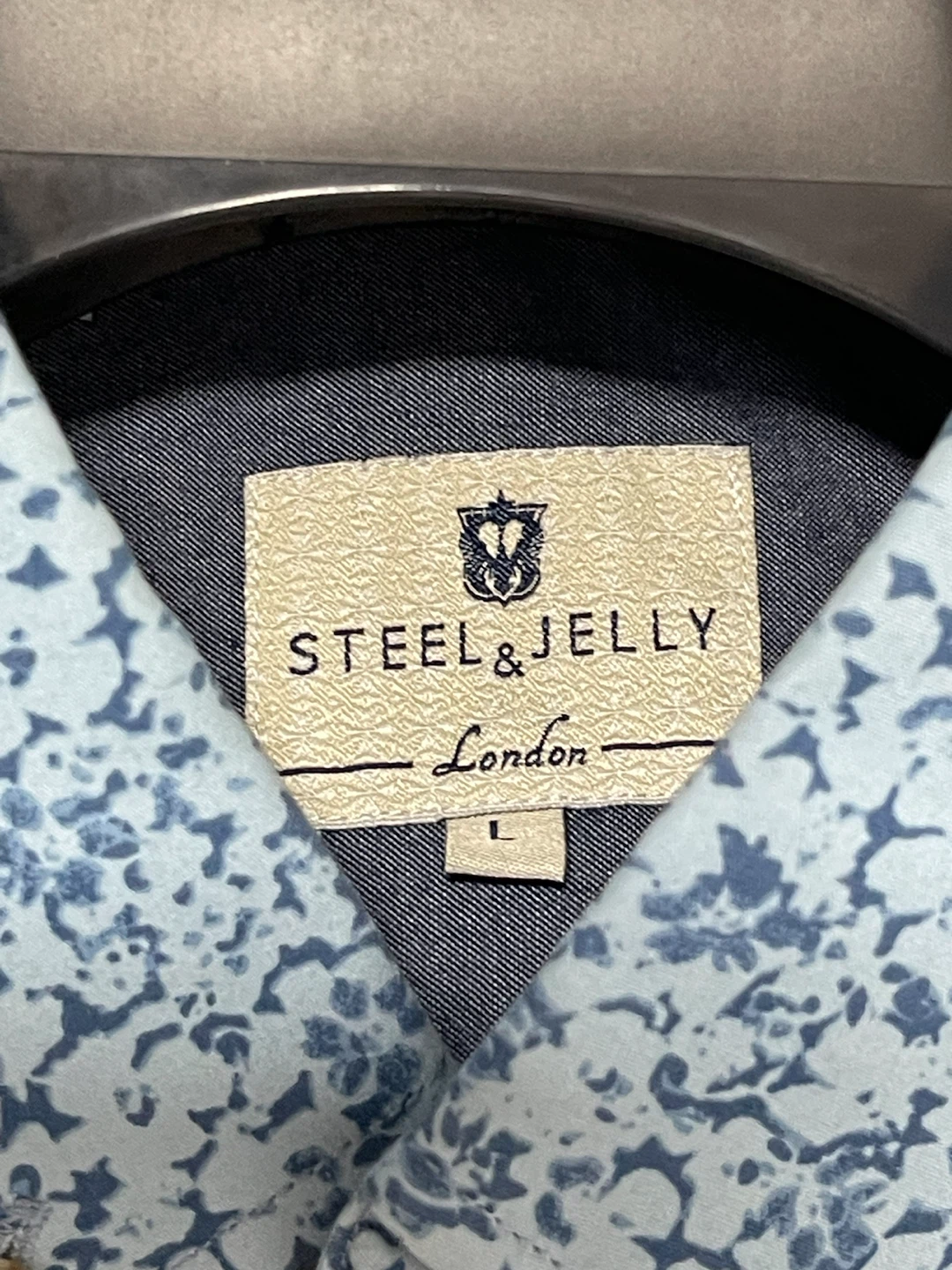 Steel & Jelly London Blue Floral Button-Up Shirt - photo 2