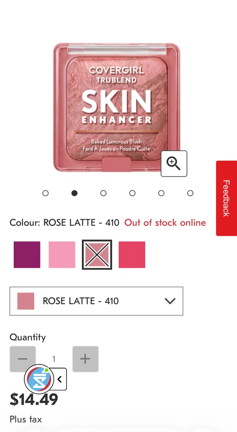 🆕 COVERGIRL Baked Luminous Blush 410 Rose Latte - photo 4