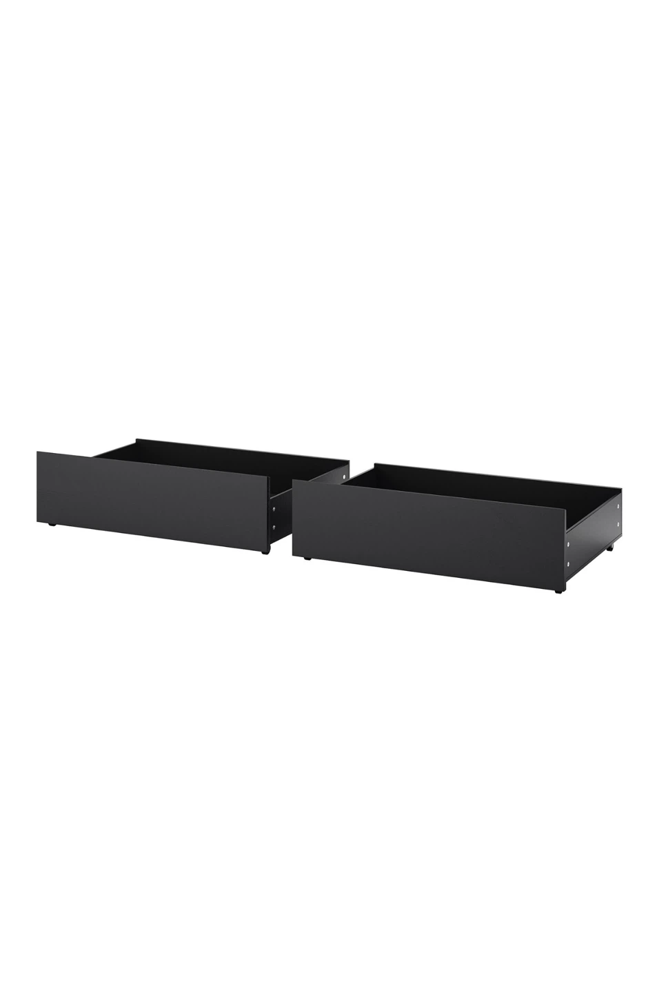 IKEA Malm Bed Frame with 4 Drawers - Black