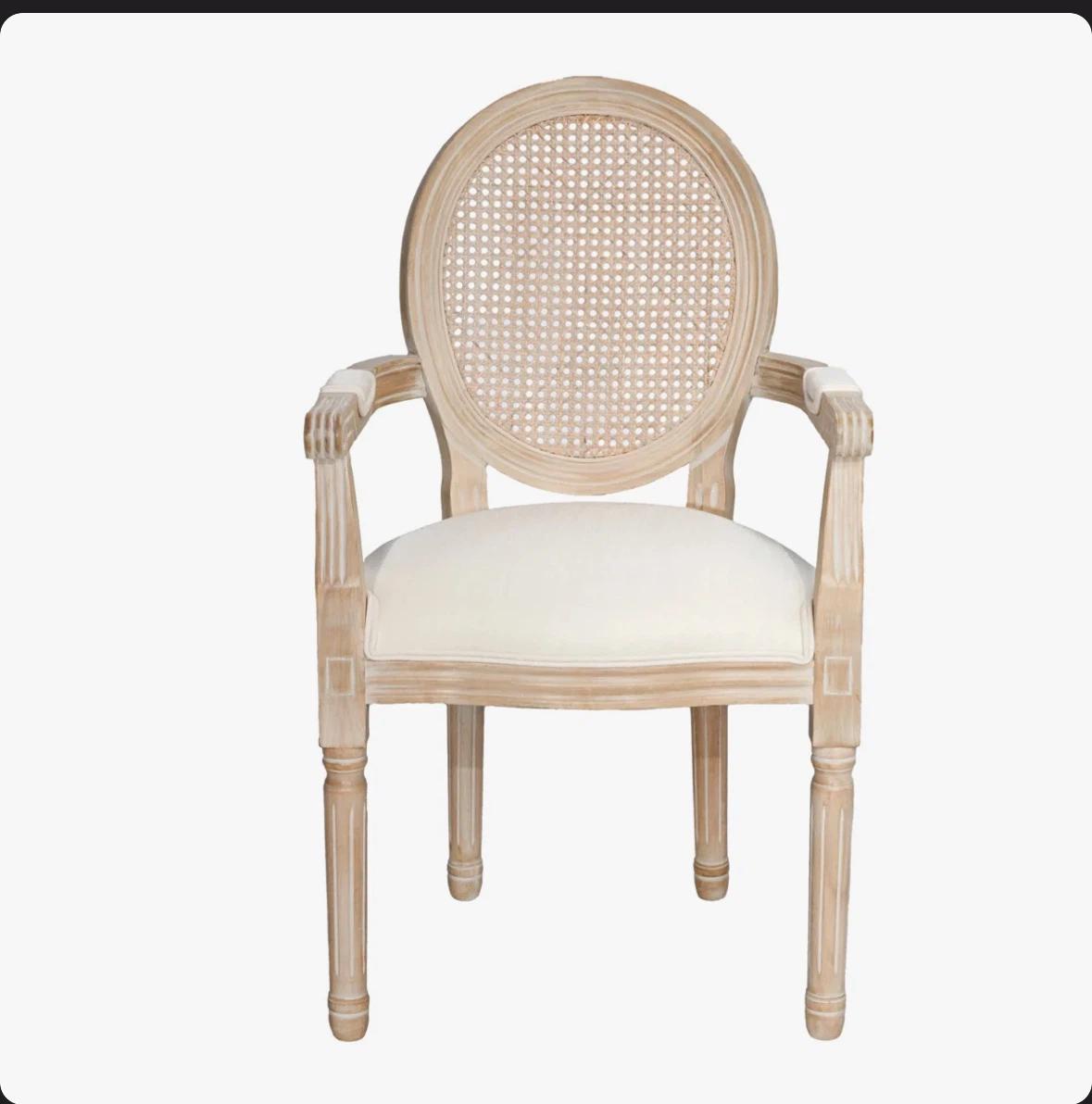 French Vintage Dining Armchairs - Set of 2