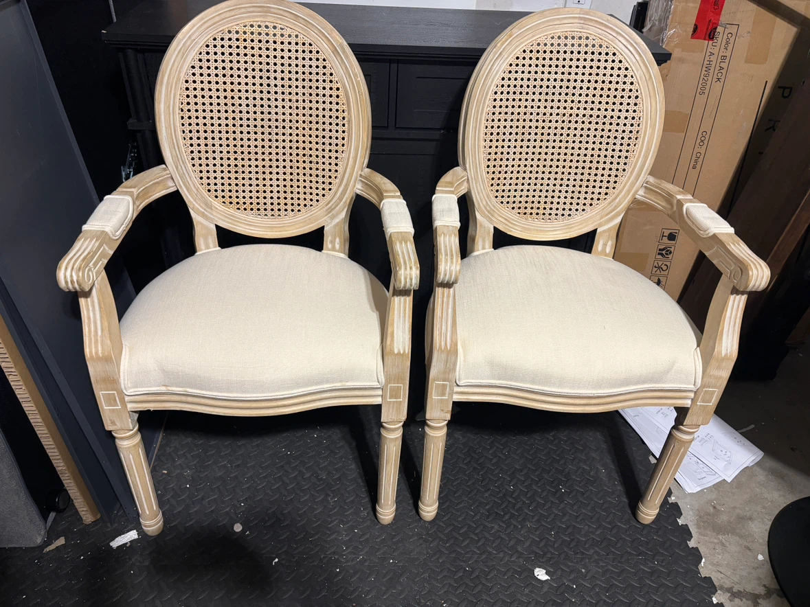 French Vintage Dining Armchairs - Set of 2 - photo 3