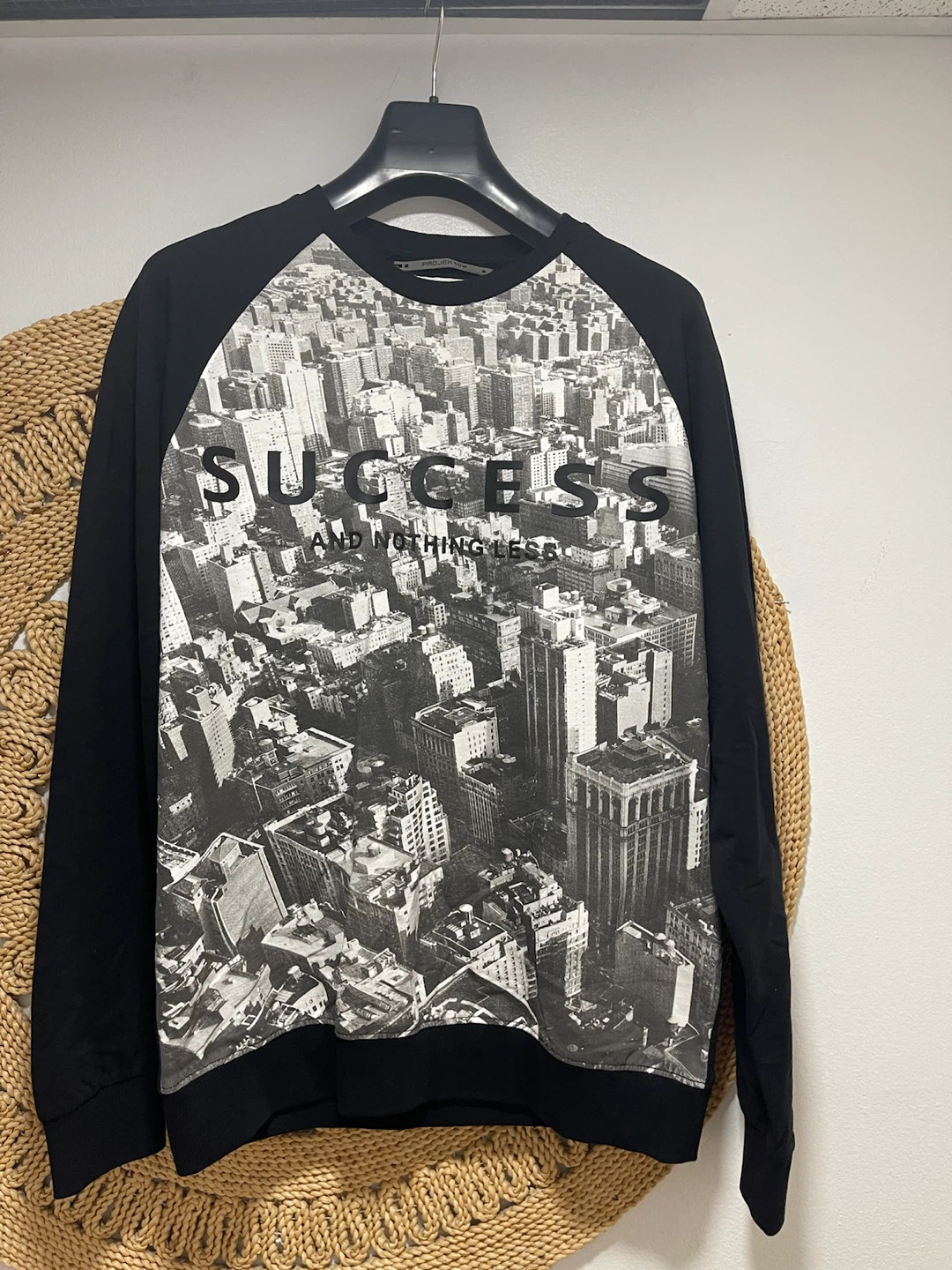 Black n' Blanc by Projeks Raw Graphic Sweater - photo 3