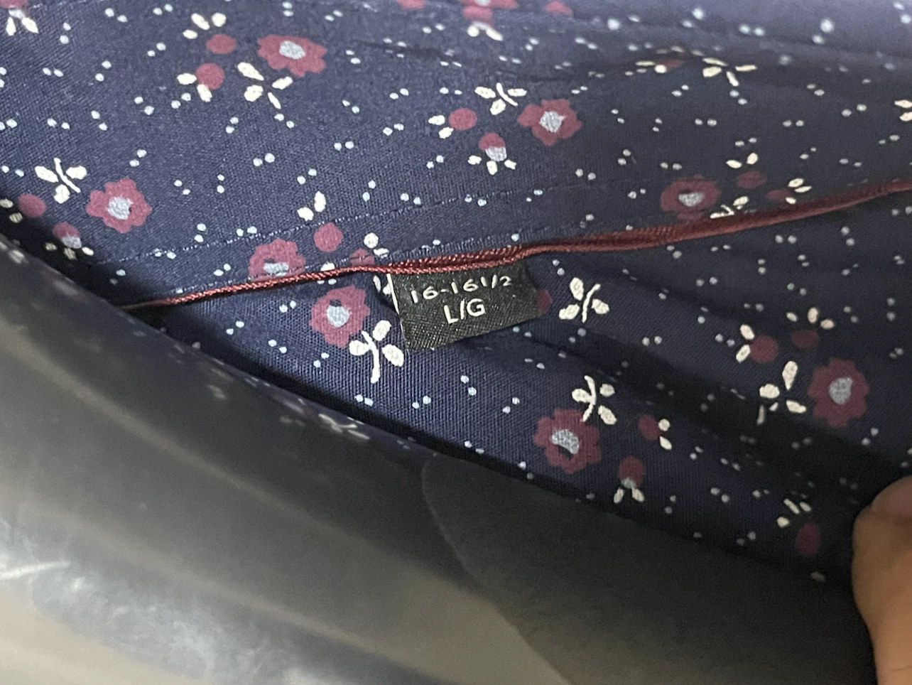 RW&CO. Men's Navy Floral Long Sleeve Shirt - photo 3