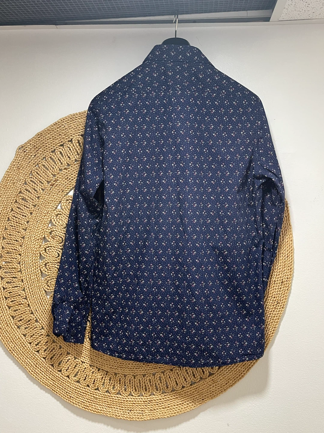 RW&CO. Men's Navy Floral Long Sleeve Shirt - photo 4