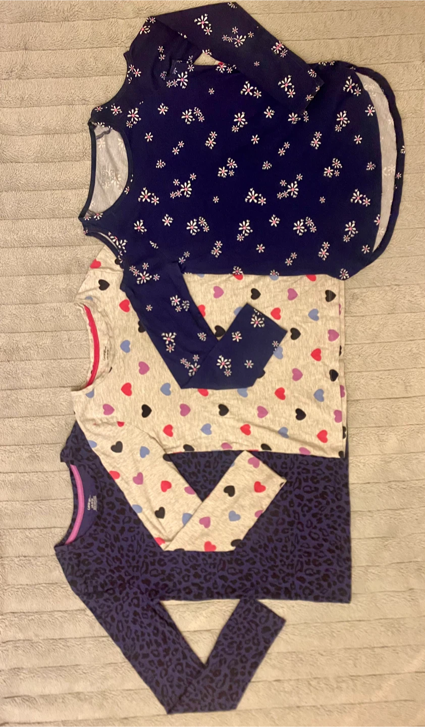 Girls size 10-12 long sleeve tops