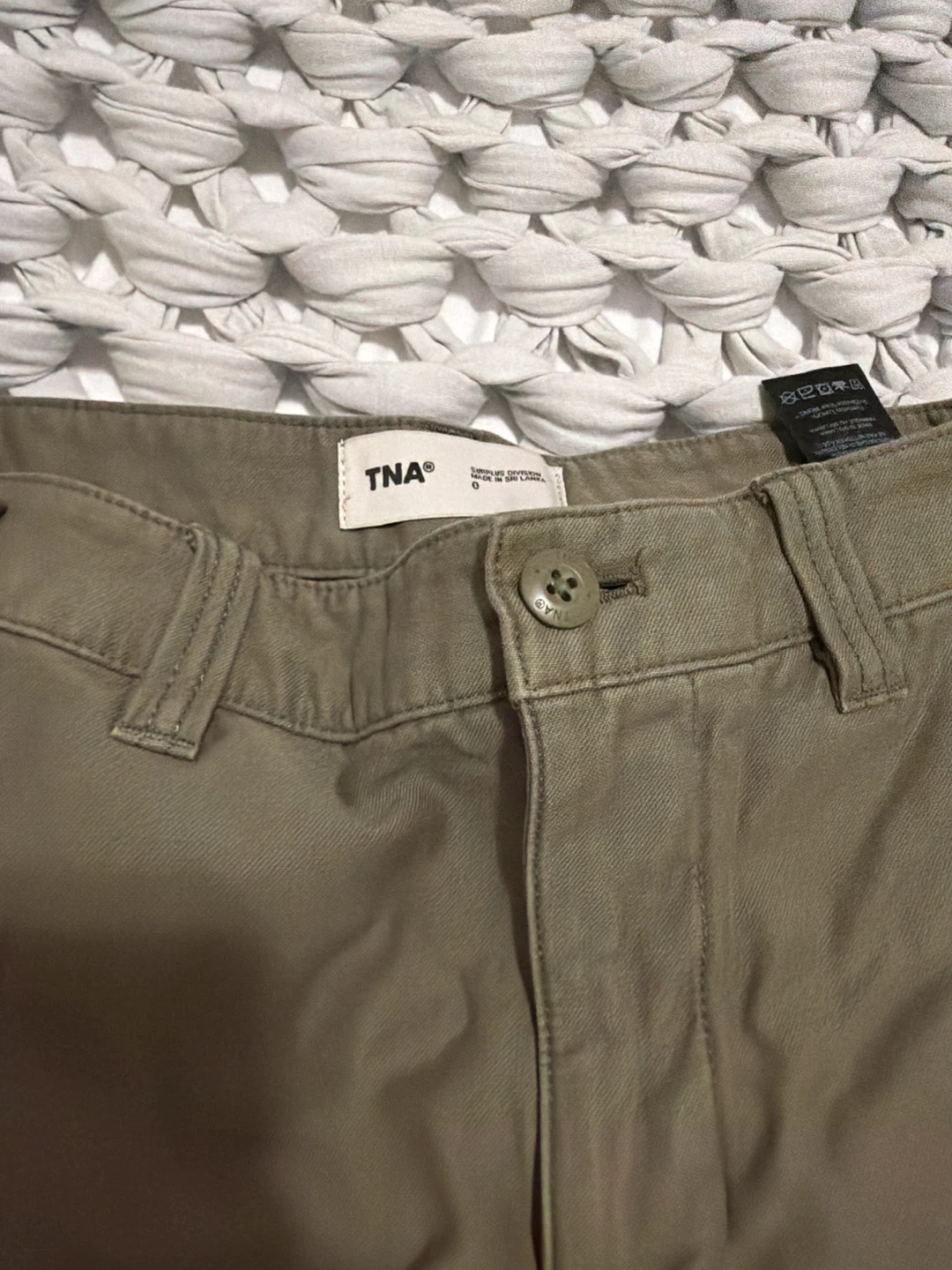 TNA Cargo Pants - Olive Green - photo 2