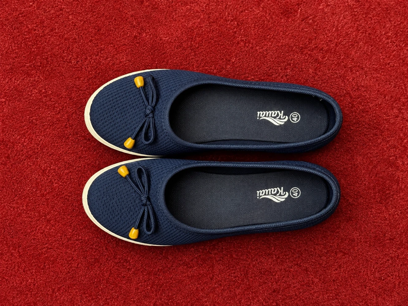 Kawai Navy Blue Ballet Flats