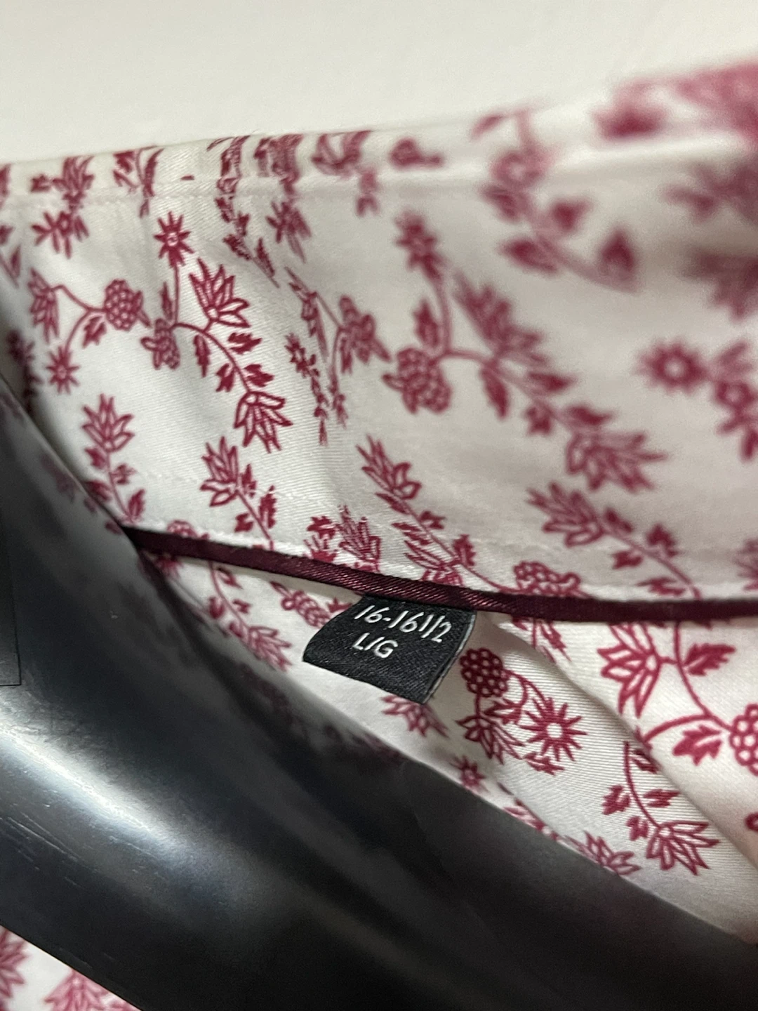 RW & CO. Tailored Fit Button-Up Shirt - Floral Pattern - Large - photo 3