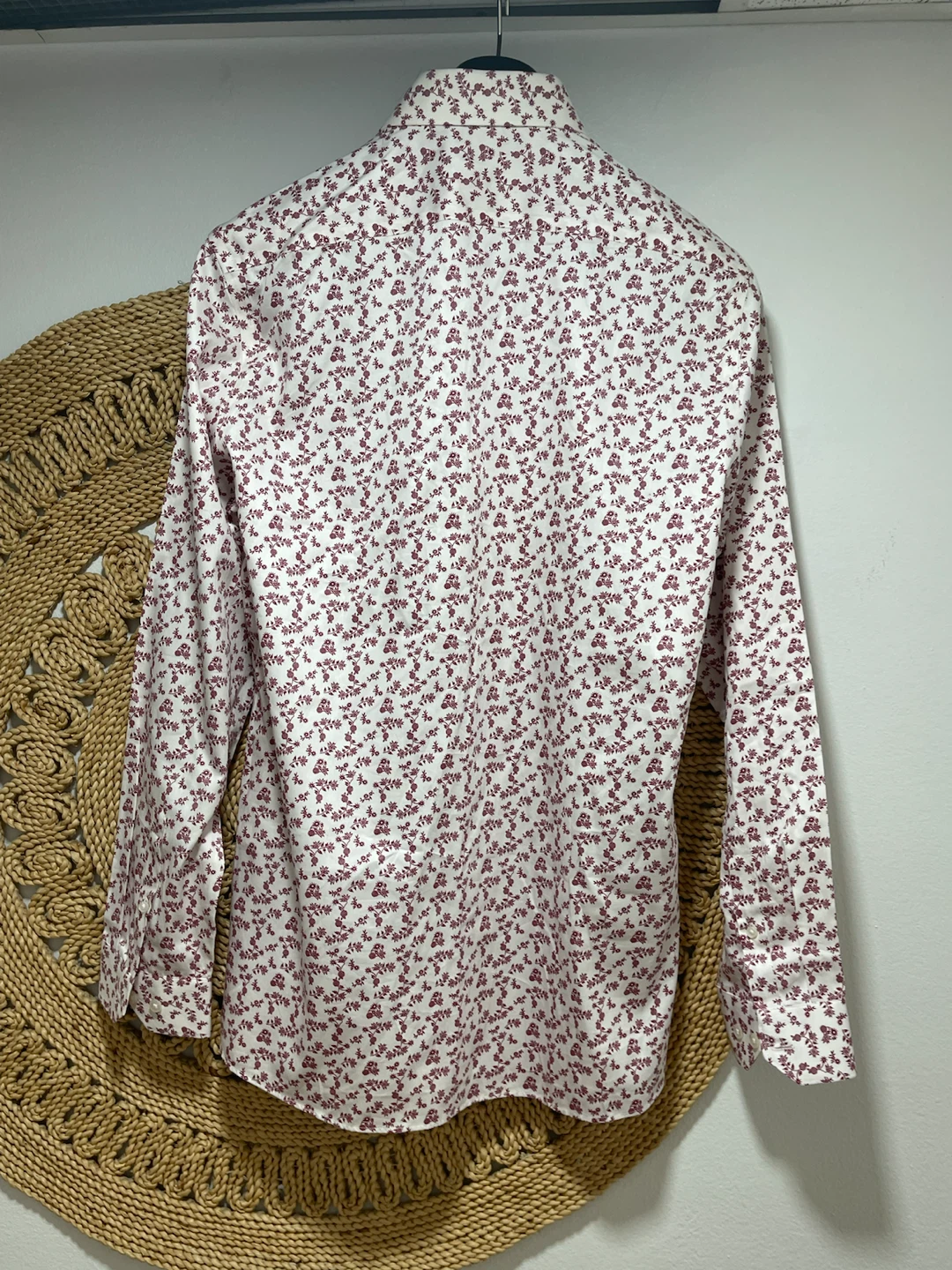 RW & CO. Tailored Fit Button-Up Shirt - Floral Pattern - Large - photo 4