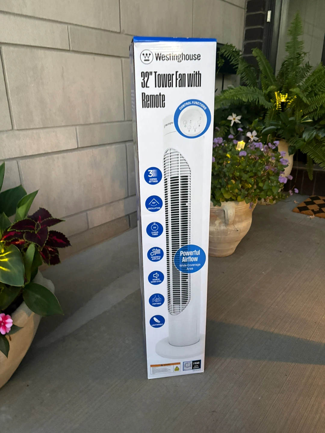 Westinghouse Oscillating Tower Fan - photo 2