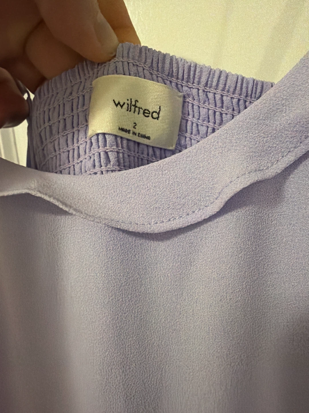Wilfred Lavender Slip Dress Size 2 - photo 2