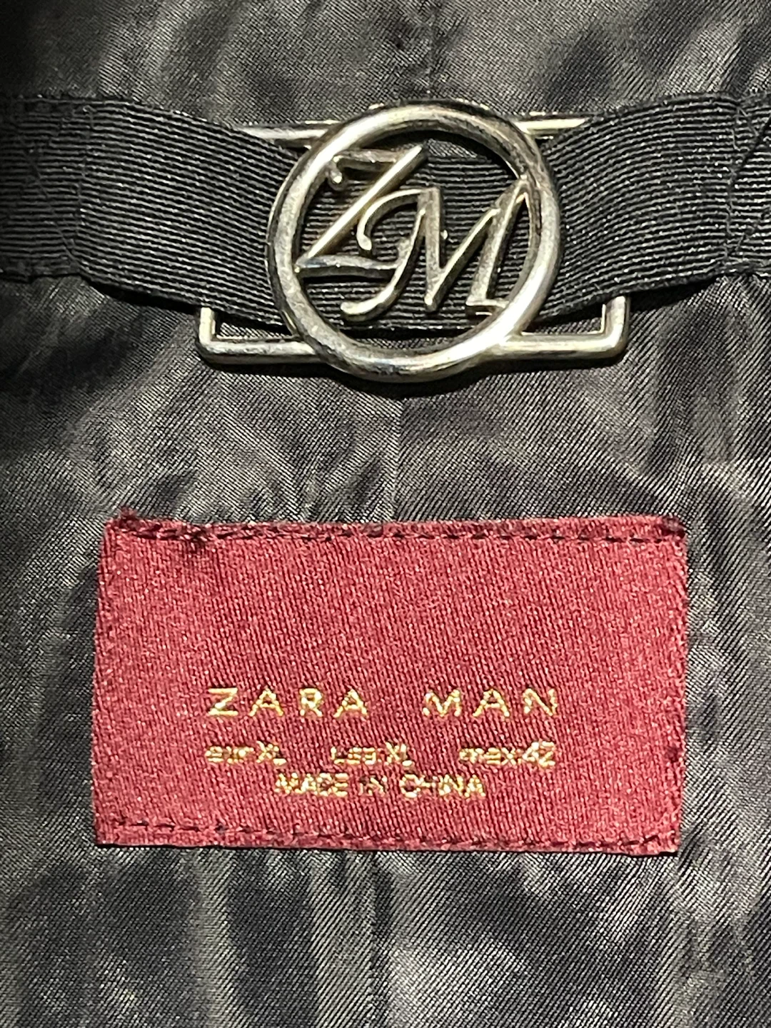 Zara Man Black Trench Coat - photo 2