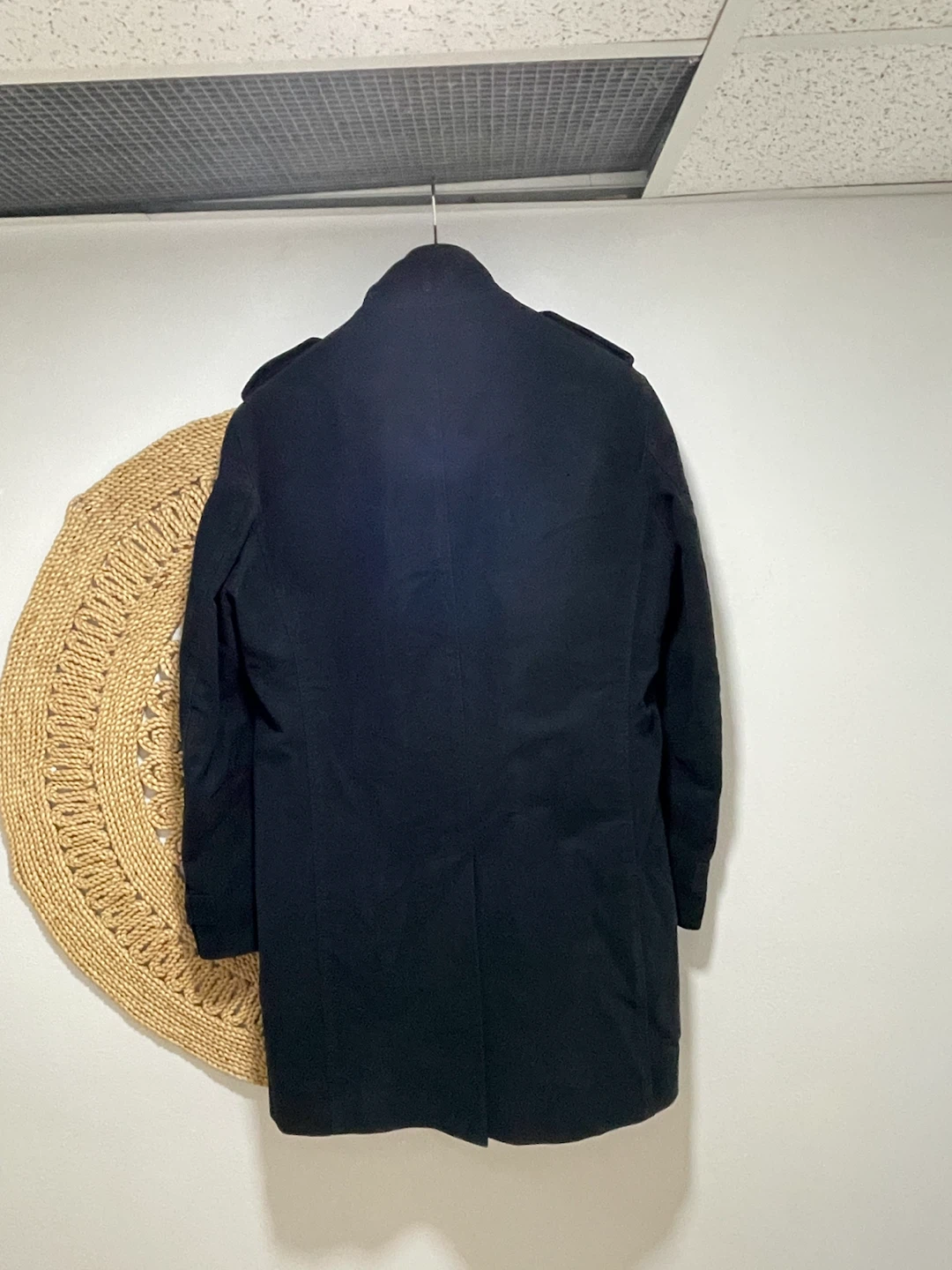 Zara Man Black Trench Coat - photo 3