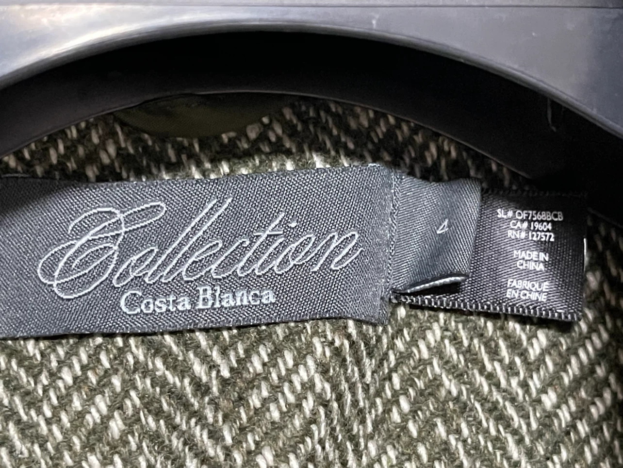 Costa Blanca Collection Tweed Coat Size 4 - photo 2