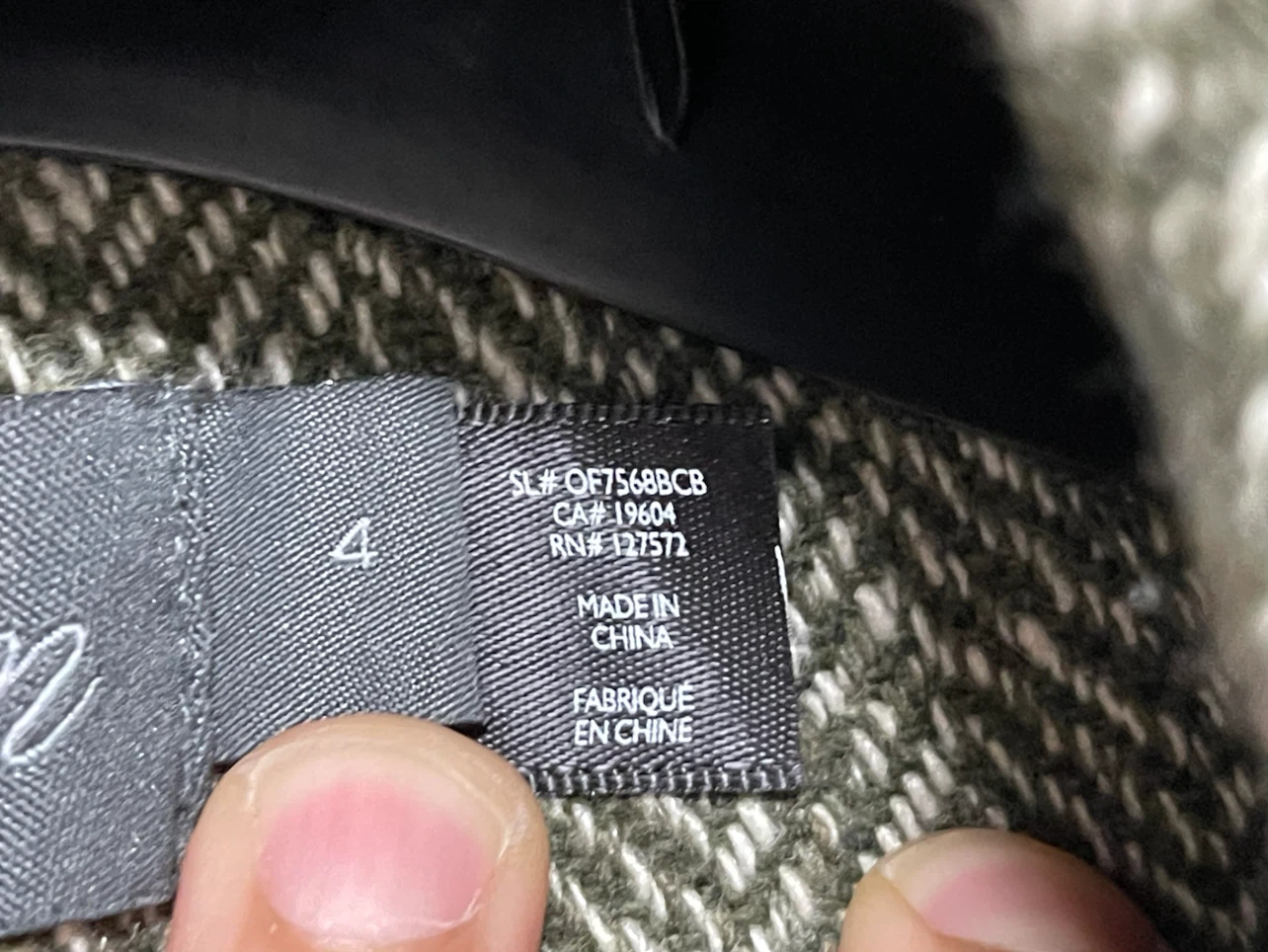 Costa Blanca Collection Tweed Coat Size 4 - photo 3