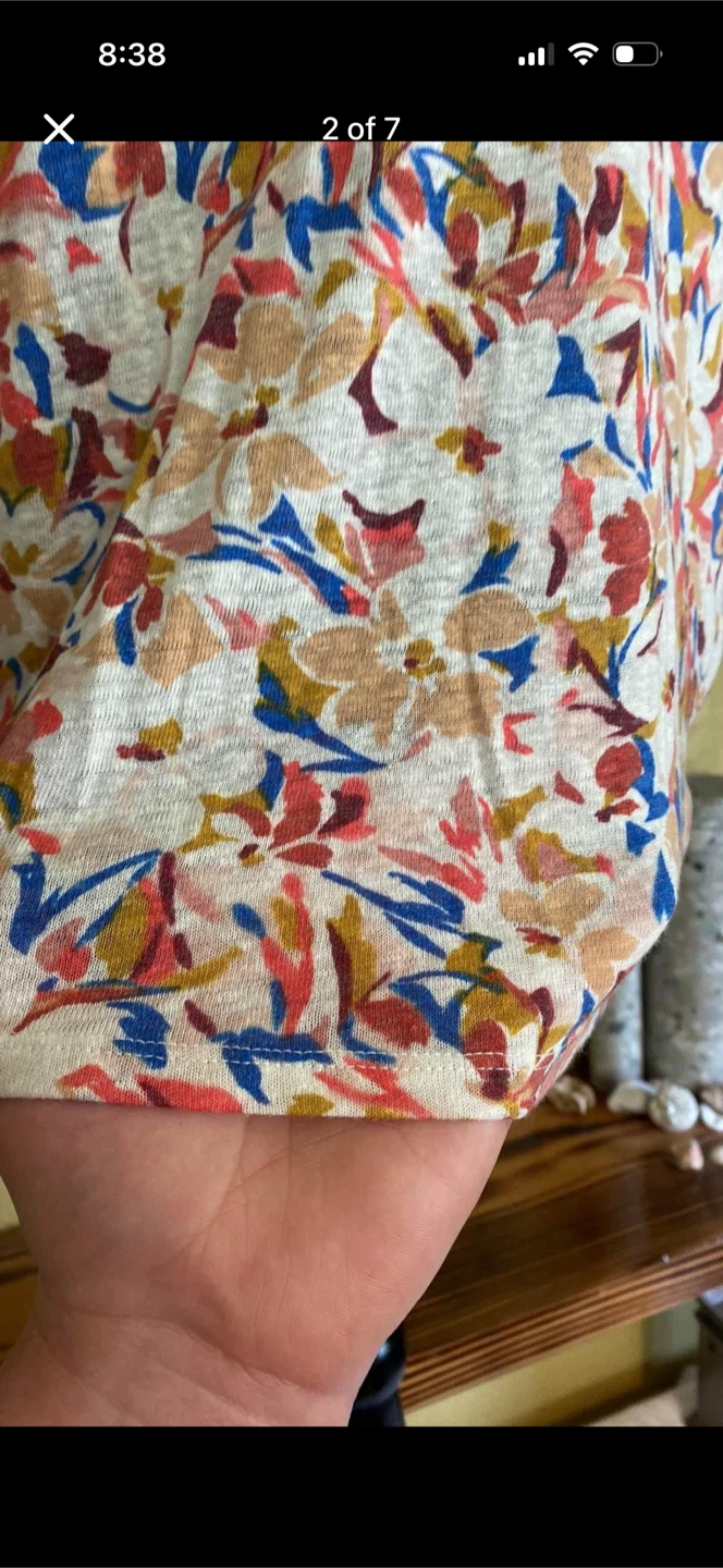 Banana Republic Floral Linen Blend Shirt - photo 2
