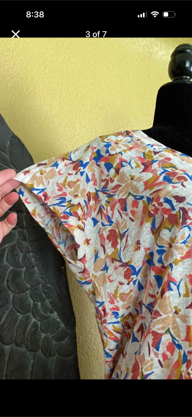 Banana Republic Floral Linen Blend Shirt - photo 3