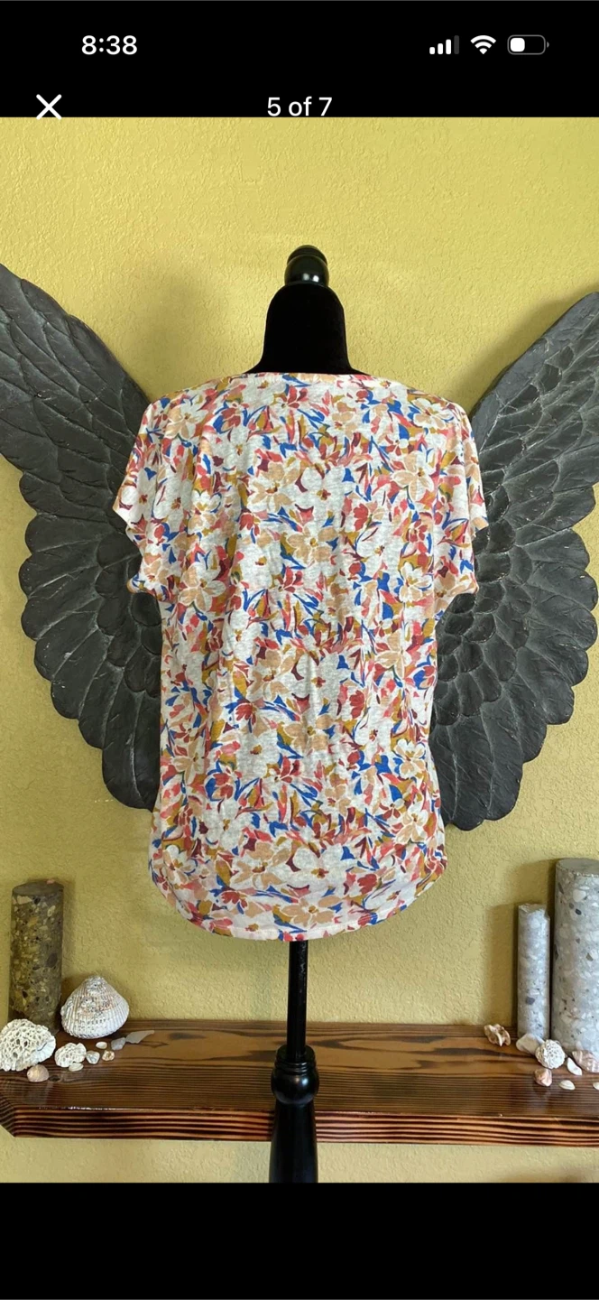 Banana Republic Floral Linen Blend Shirt - photo 5