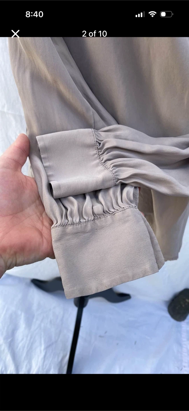 Club Monaco Button Down Chest Dress Shirt Top - photo 2