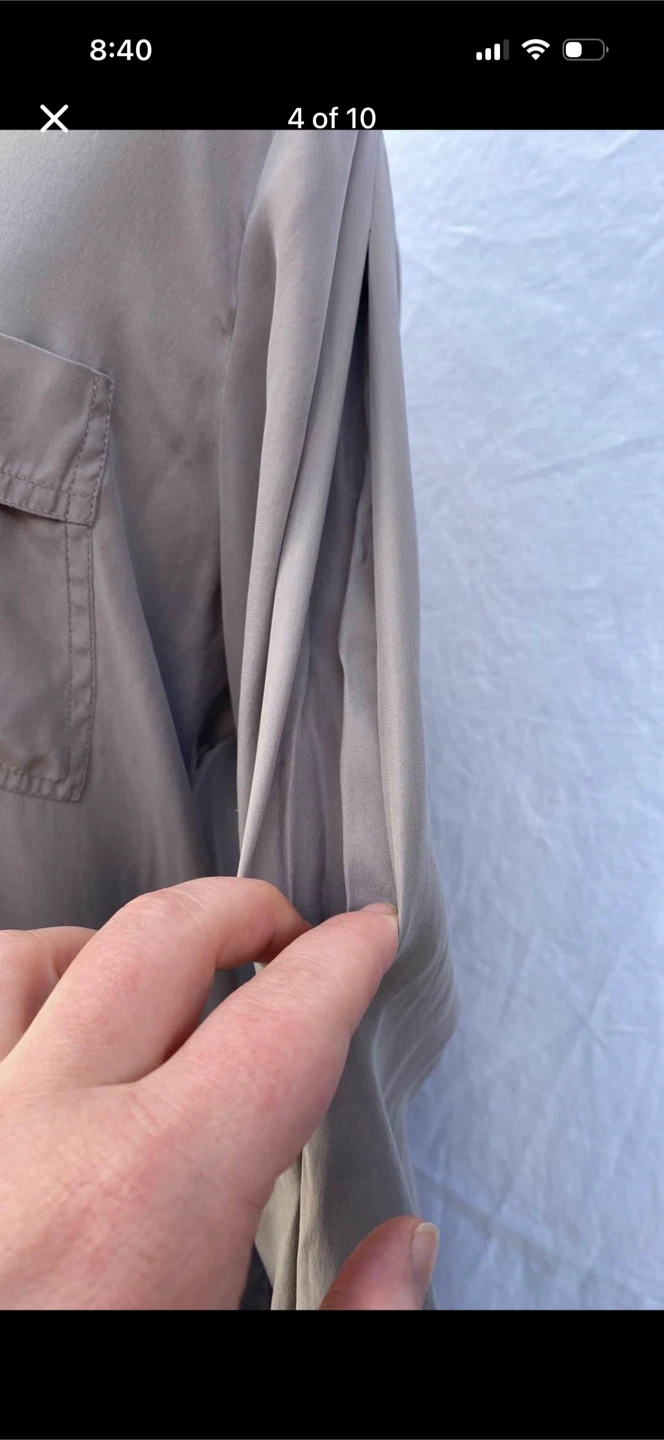 Club Monaco Button Down Chest Dress Shirt Top - photo 4
