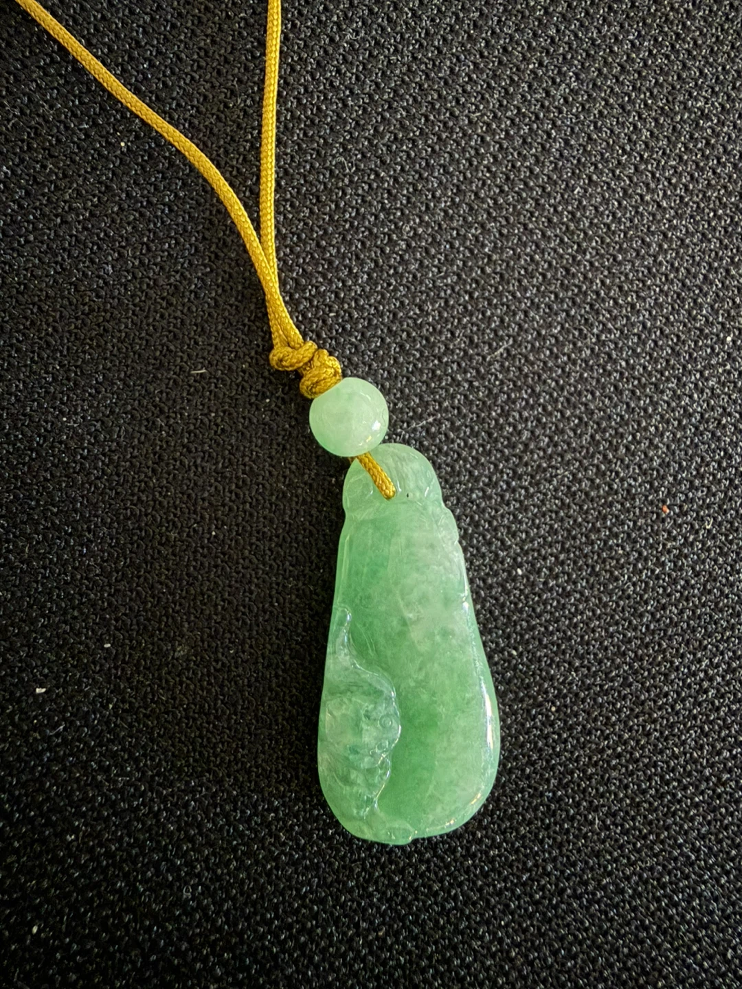 Green Jade Pendant Necklace - photo 2