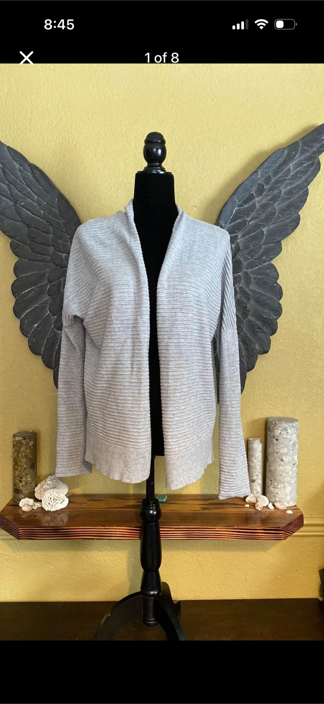 Contemporaine Open Front Cardigan Sweater