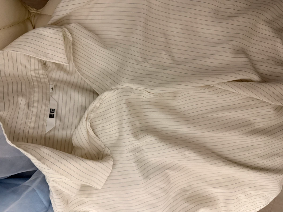 UNIQLO Striped 3/4 Sleeve Women Size Small Shirt - photo 3