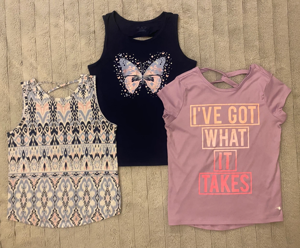 Girls summer tops