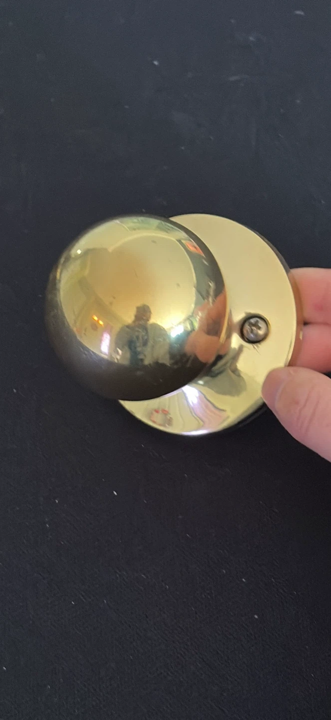 Brass Doorknob Set