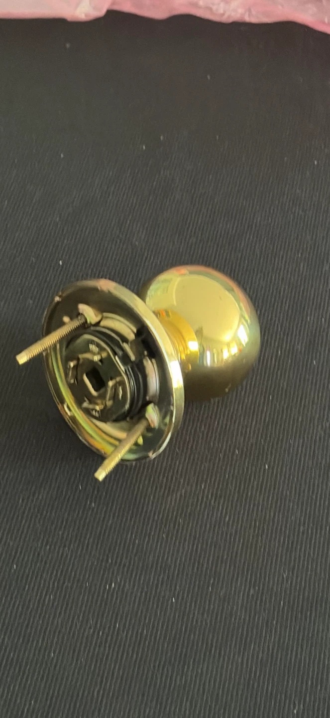 Brass Doorknob Set - photo 2